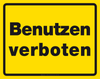 Warnung Benutzen Verboten - Mousepad - Mousepad