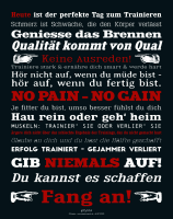 GYM Training - Keine Ausreden! - Mousepad - Mousepad