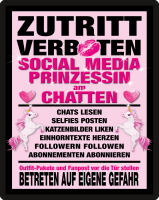 Social Media Prinzessin - Mousepad - Mousepad