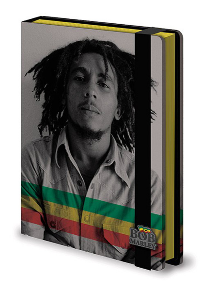 Bob Marley - Notizbuch - Portrait