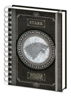 Game of Thrones - Notizbuch - Stark - Winter is Coming
