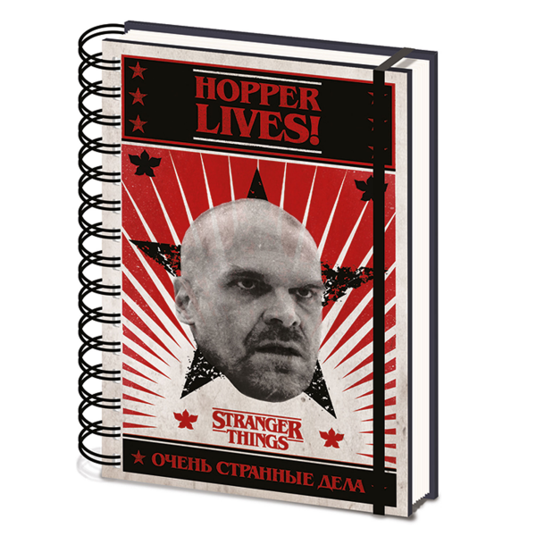 Stranger Things - Notizbuch - Hopper Lives