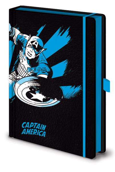 Marvel - Luxus-Notizbuch - Retro - Captain America Mono