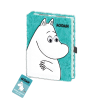 Moomin - Luxus-Notizbuch - Plüscheinband