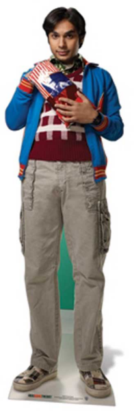 Big Bang Theory Pappaufsteller Raj Pappaufsteller