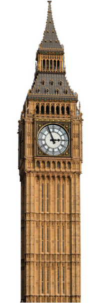 London Pappaufsteller Big Ben