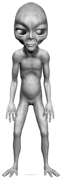 Alien Pappaufsteller Pappaufsteller