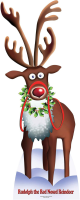 Weihnachten Pappaufsteller Rudolph the Red Nosed Reindeer