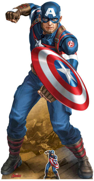 Avengers Endgame Pappaufsteller Captain America