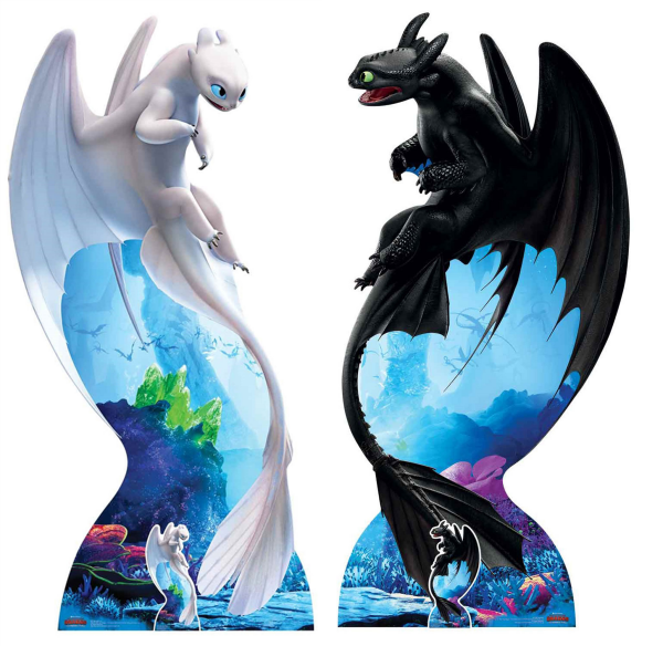 Dragons Pappaufsteller How to train your Dragon 3 Set