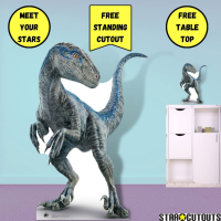 Jurassic World Pappaufsteller Mother Blue Raptor