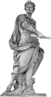 Sehenswürdigkeiten Pappaufsteller Julius Caesar