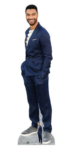 Rege Jean Page Pappaufsteller Blue Suit Pappaufsteller
