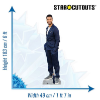 Rege Jean Page Pappaufsteller Blue Suit Pappaufsteller