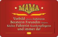 Mama Vorbild - Frühstücksbrettchen - Resopal...