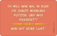 Keine Lust - Frühstücksbrettchen - Resopal...